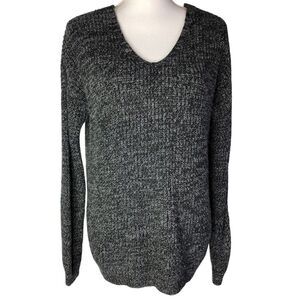 SO Juniors Ribbed Knit Long Sleeve Lace Back Pullover Sweater